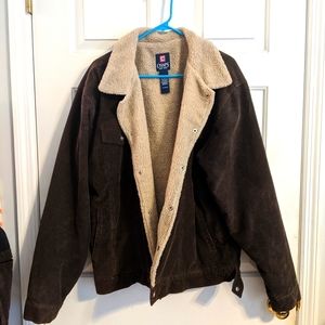 Chaps corduroy wooly lined jacket